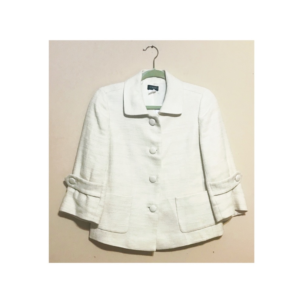 NWT J.Crew ivory blazer